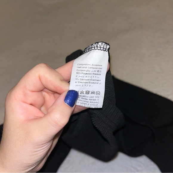 Elegant Black Women's Flared Pants with scrunched up butt detailing - Picture 3 of 3